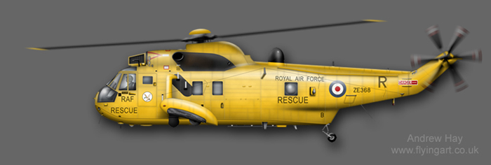 Sea King ZE368 202 'D' Flight